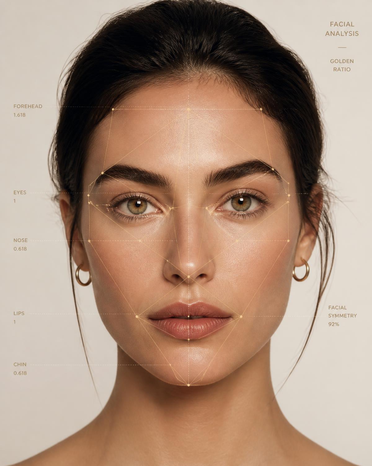Demonstração ilustrativa de leitura facial